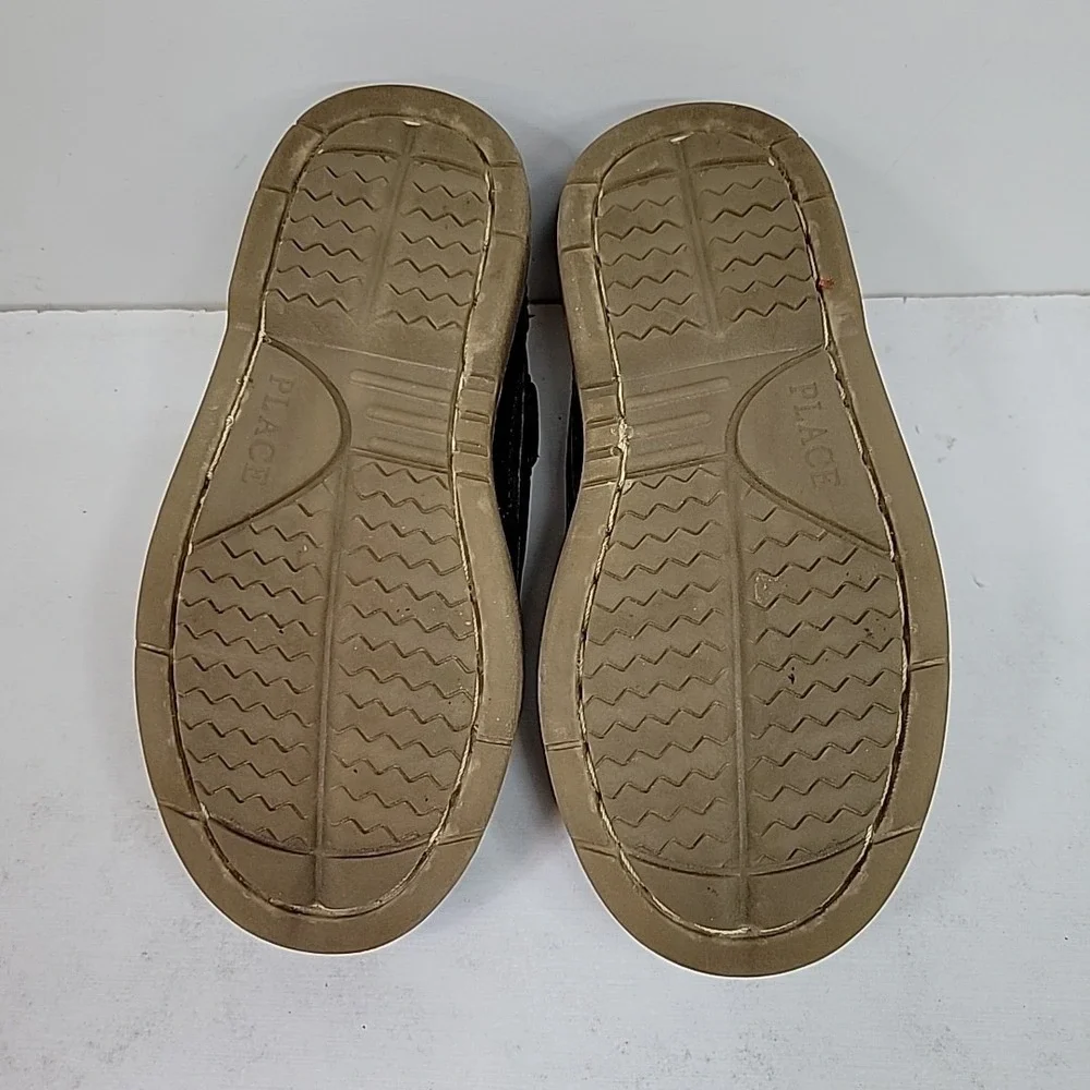 Childrens Place‎ Loafers Boat Shoes Size 9 Durable Brown Comfy Lace-Up Anti Slip